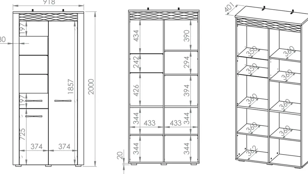Zestawy Mebli Do Salonu|Witryny>ML Meble Duża witryna do salonu ze szklanymi półkami 92 cm ARTIS dąb artisan