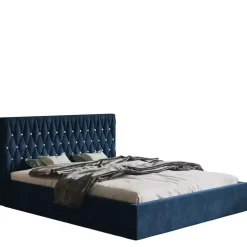 Łóżka Młodzieżowe|Łóżka Z Zagłówkiem></noscript>Riban Duże łóżko 160x200 cm PROVO zielona butelka