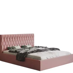 Łóżka Młodzieżowe|Łóżka Z Zagłówkiem></noscript>Riban Duże łóżko 160x200 cm PROVO zielona butelka