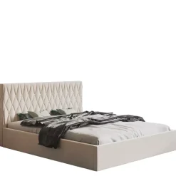 Łóżka Młodzieżowe|Łóżka Z Zagłówkiem></noscript>Riban Duże łóżko 160x200 cm PROVO zielona butelka