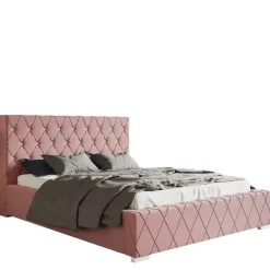 Łóżka Z Zagłówkiem|Łóżka Z Pojemnikiem></noscript>Riban Duże łóżko z pojemnikiem 200x200 cm LENCE