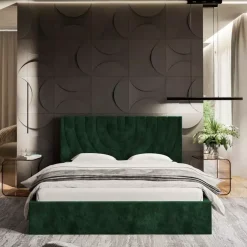 Łóżka Z Zagłówkiem|Łóżka Z Pojemnikiem></noscript>Riban Dużo łóżko dwuosobowe 180x200 cm ARESSA