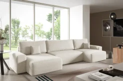 Narożniki>BROMARKT Duży narożnik do salonu z funkcją spania w kształcie U CAMILO