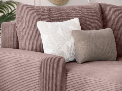 Narożniki></noscript>BROMARKT Duży narożnik z funkcją spania i pojemnikiem PLUSH U sztruks