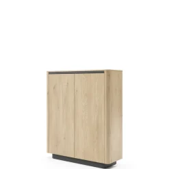 Komody></noscript>LASKI Dwudrzwiowa komoda 113 cm do salonu dąb cremona TORDIO