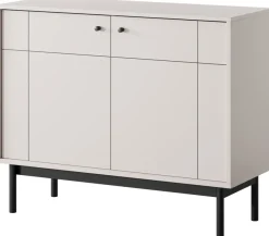 Komody>PIASKI Dwudrzwiowa komoda do salonu 103,5 cm JUVA kaszmir