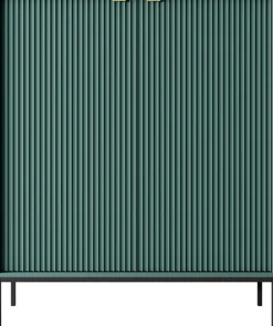 Komody>PIASKI Dwudrzwiowa komoda z ryflowanymi frontami AVANTI półki labrador