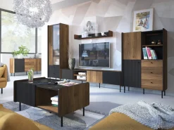 Komody>DOLMAR Dwudrzwiowa komoda z szufladą 180 cm PINNACLE