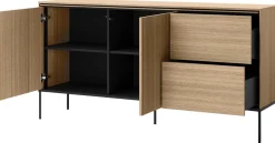 Zestawy Mebli Do Salonu|Komody>lenart. Dwudrzwiowa komoda z szufladami do salonu 167 cm VISSO