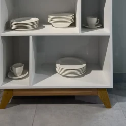 Komody></noscript>DOLMAR Dwudrzwiowa komoda z szufladami 130 cm SILVA