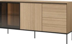 Komody>lenart. Dwudrzwiowa komoda z szufladami do salonu 167 cm VISSO