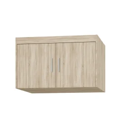 Zestawy Mebli Do Przedpokoju|Szafy Modułowe></noscript>Lempert Dwudrzwiowa modułowa szafa z nadstawką KUBA dąb sonoma
