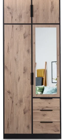 Akcesoria Do Szaf|Akcesoria Do Szaf></noscript>Stolar Dwudrzwiowa nadstawka na szafę 100 cm LANTE cichy domyk