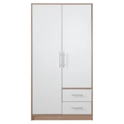 Garderoby|Meble Dla Dzieci>MEBLAR Dwudrzwiowa nowoczesna szafa z szufladami 100 cm SEVAS