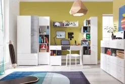 Zestawy Mebli Młodzieżowych|Szafy Dwudrzwiowe></noscript>MEBLAR Dwudrzwiowa szafa 80 cm szuflady SIREN