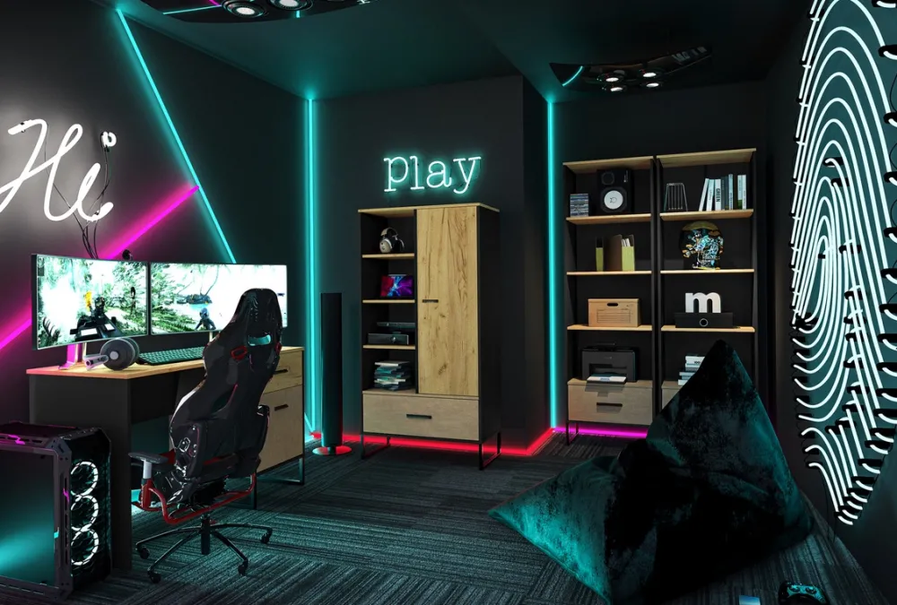 Meble Młodzieżowe|Zestawy Mebli Młodzieżowych>ML Meble Dwudrzwiowa szafa do pokoju młodzieżowego COLT