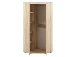 Meble Dla Dzieci|Zestawy Mebli Do Salonu></noscript>ML Meble Dwudrzwiowa szafa narożna z półkami i drążkami 82 cm AVO