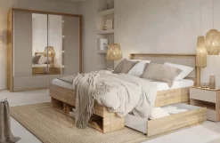 Meble Młodzieżowe|Zestawy Mebli Do Sypialni></noscript>Helvetia Dwudrzwiowa szafa przesuwna do sypialni 209 cm IMPRESSIO