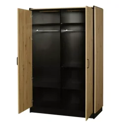 Zestawy Mebli Do Salonu|Szafy Dwudrzwiowe>Lempert Dwudrzwiowa szafa z półkami na ubrania do salonu KALETTO