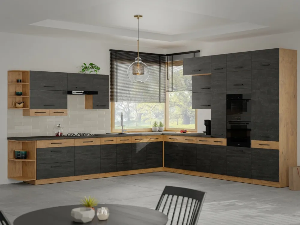 Meble Kuchenne>Lempert Dwudrzwiowa szafka kuchenna stojąca 80 cm VIKI