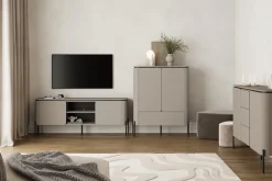 Szafki Rtv></noscript>Helvetia Dwudrzwiowa szafka RTV 163 cm do salonu congo BELLO