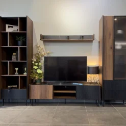 Szafki Rtv></noscript>DOLMAR Dwudrzwiowa szafka RTV do salonu 150 cm PINNACLE