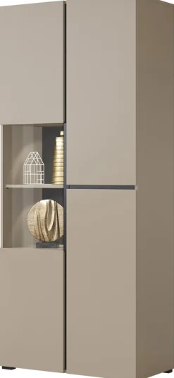 Zestawy Mebli Do Sypialni|Zestawy Mebli Do Salonu></noscript>Helvetia Dwudrzwiowa wysoka półwitryna do salonu 80 cm CROSS congo