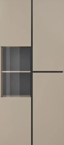 Zestawy Mebli Do Sypialni|Zestawy Mebli Do Salonu></noscript>Helvetia Dwudrzwiowa wysoka półwitryna do salonu 80 cm CROSS congo