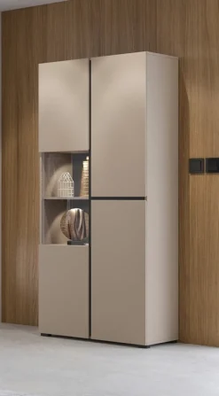 Zestawy Mebli Do Sypialni|Zestawy Mebli Do Salonu></noscript>Helvetia Dwudrzwiowa wysoka półwitryna do salonu 80 cm CROSS congo