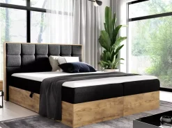 Łóżka Małżeńskie|Łóżka Z Zagłówkiem>Gruszka Dwuosobowe łóżko do sypialni 180x200 VODICE