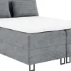Łóżka Małżeńskie|Łóżka Ze Stelażem>BROMARKT Dwuosobowe łóżko 160x200 cm z pojemnikiem do sypialni TESSA szare
