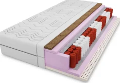 Materace Piankowe|Materace Kokosowe>DAVI MEBLE Dwuosobowy materac pocket 180x200 cm REVO hipoalergiczny