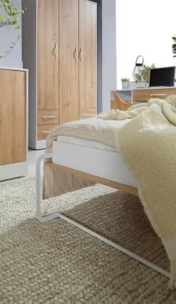 Meble Dla Dzieci|Meble Młodzieżowe></noscript>DOMEL Dwuosobowy półkotapczan 160x200 cm poziomy PERFECT opcja oświetlenia