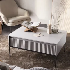 Zestawy Mebli Do Salonu|Ławy I Stoliki></noscript>lenart. Ekskluzywna ława kawowa w stylu nowoczesnym do salonu 70x100 cm TREND