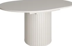 Stoły Rozkładane|Stoły>DOLMAR Elegancki stół okrągły rozkładany 160 cm ZELDA kaszmir