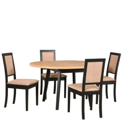 Krzesła Drewniane|Krzesła>DREWMIX Eleganckie krzesło tapicerowane do jadalni GROTTO