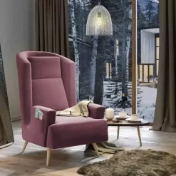 Meble Dla Dzieci|Fotele>COMFORTEO Fotel do salonu róż GORDON