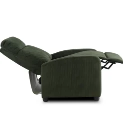 Fotele></noscript>MEBEL ELITE Fotel rozkładany do salonu zielony sztruksowy DUMIO Odcienie zielonego