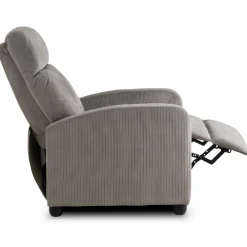 Meble Młodzieżowe|Fotele></noscript>MEBEL ELITE Fotel rozkładany do salonu sztruksowy DUMIO szary