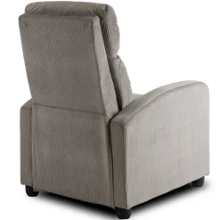 Meble Młodzieżowe|Fotele></noscript>MEBEL ELITE Fotel rozkładany do salonu sztruksowy DUMIO szary