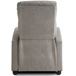 Meble Młodzieżowe|Fotele></noscript>MEBEL ELITE Fotel rozkładany do salonu sztruksowy DUMIO szary