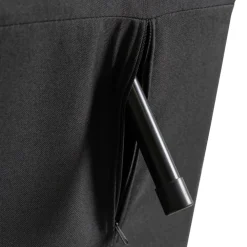 Fotele></noscript>MEBEL ELITE Fotel rozkładany z funkcją spania 100 cm do salonu MALIE czarny