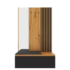 Garderoby|Zestawy Mebli Do Sypialni>Meblohand Garderoba do przedpokoju z siedziskiem NELGARI