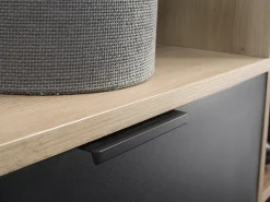 Garderoby></noscript>JARSTOL Garderoba do przedpokoju z drążkiem i półkami MORTIS kaszmir