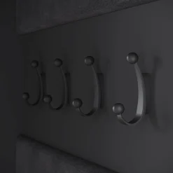 Garderoby></noscript>BRATEX Garderoba do przedpokoju TESSARO czarny grafit