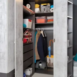 Szafy Dwudrzwiowe|Szafy Do Pokoju Dziecięcego></noscript>MEBLAR Garderoba młodzieżowa zamknięta TALENT