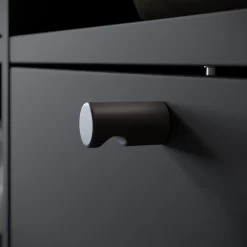 Garderoby></noscript>BRATEX owa garderoba z lustrem do przedpokoju 90 cm DORANO grafit