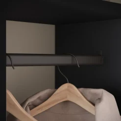 Garderoby></noscript>BRATEX owa garderoba z lustrem do przedpokoju 90 cm DORANO grafit