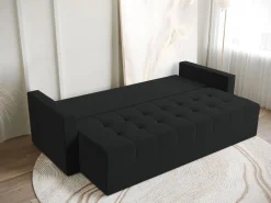 Kanapy I Sofy|Meble Dla Dzieci>BROMARKT Grafitowa kanapa z funkcją spania do salonu HOT pojemnik na pościel