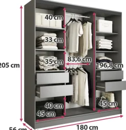 Zestawy Mebli Do Przedpokoju|Szafy Trzydrzwiowe><noscript><img width=